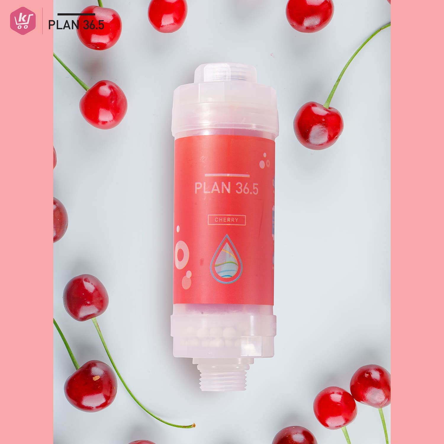 Plan 36.5 ฝักบัวกรองน้ำ ฝักบัววิตามิน ที่กรองน้ำฝักบัวจากเกาหลี กลิ่นเชอร์รี่ - Image 3