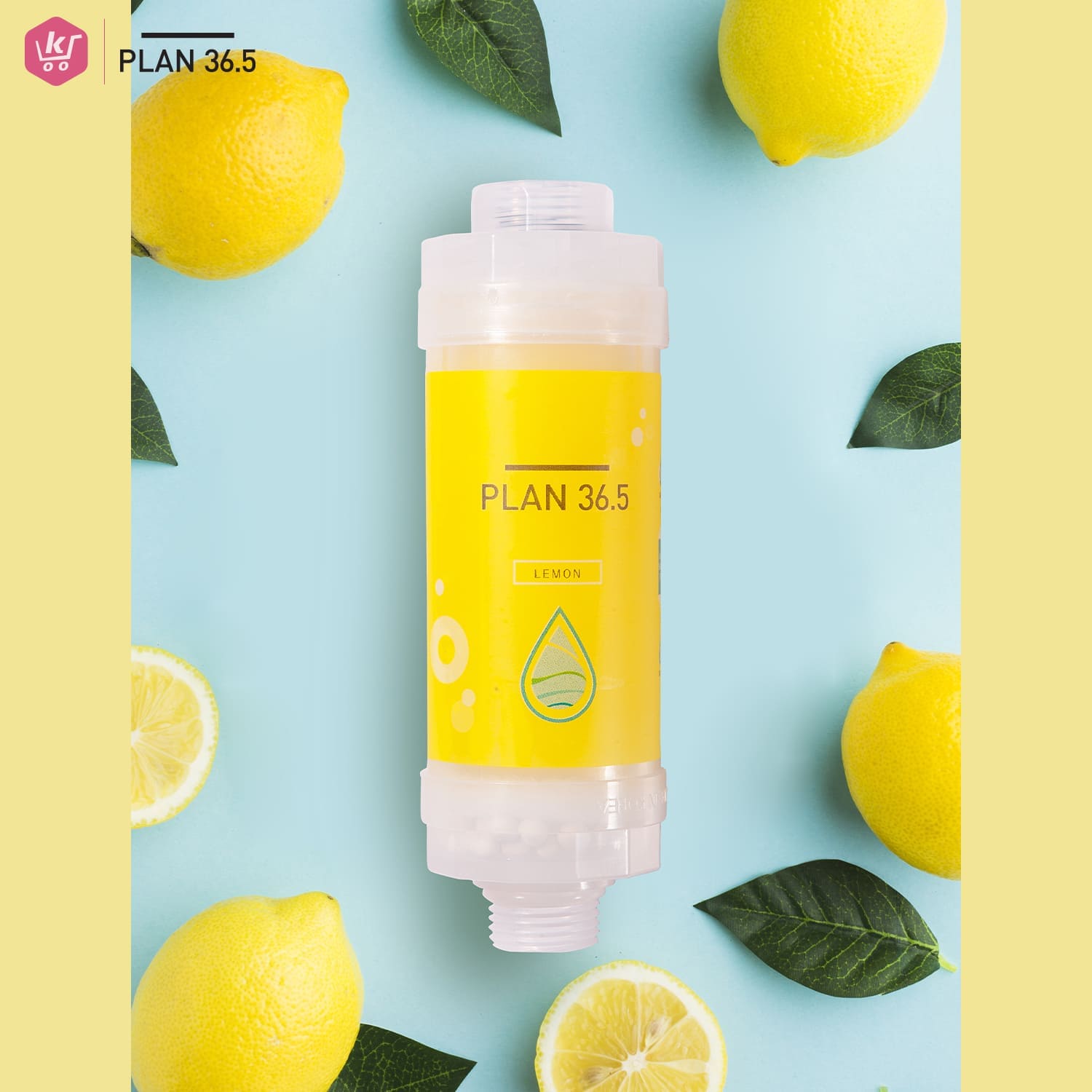 Plan 36.5 ฝักบัวกรองน้ำ ฝักบัววิตามิน ที่กรองน้ำฝักบัวจากเกาหลี กลิ่นเลม่อน - Image 4