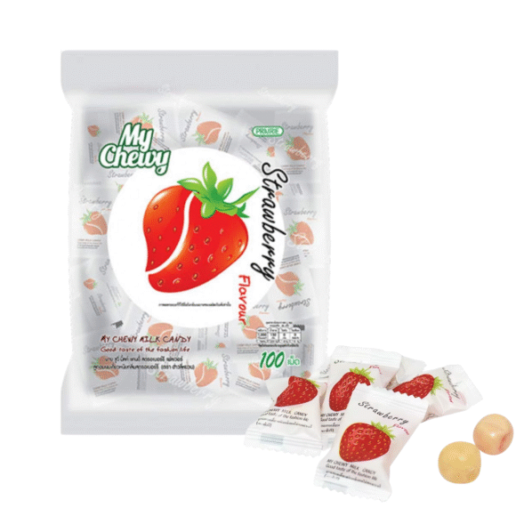 My chewy milk candy strawberry flavour(380g) - Image 2