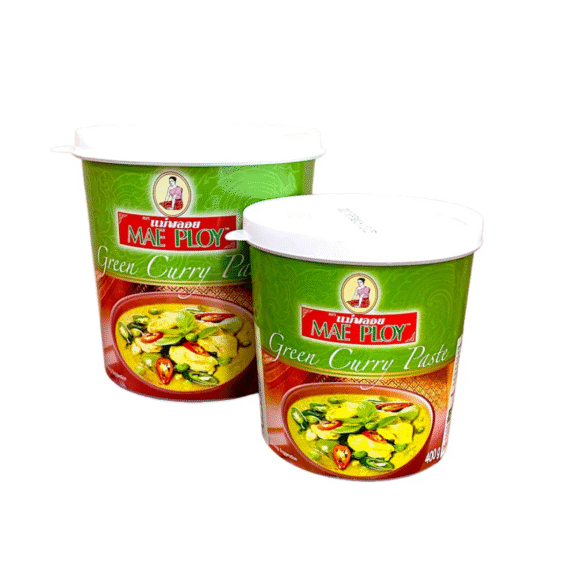 MAE PLOY Vegetarian Green curry paste 400g x2 - Image 5