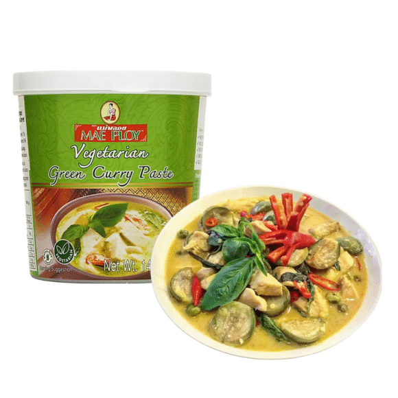 MAE PLOY Vegetarian Green curry paste 400g x2 - Image 4