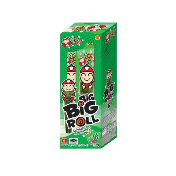 Big Roll Grilled Seaweed Snacks by Tao Kae Noi, Original Flavor Grilled Seaweed Rolls - Image 2