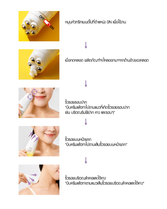 Be-Hope Vegan Pore Lifting Roller Cream — ครีมยกกระชับรูขุมขนและผิวหน้า - Image 8