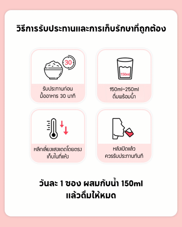 Bubbly Strawberry Peach Flavor for Weight Management & Wellness ผงชงดื่มรสพีชสตรอเบอร์รี เพื่อการควบคุมน้ำหนักและสุขภาพ - Image 4