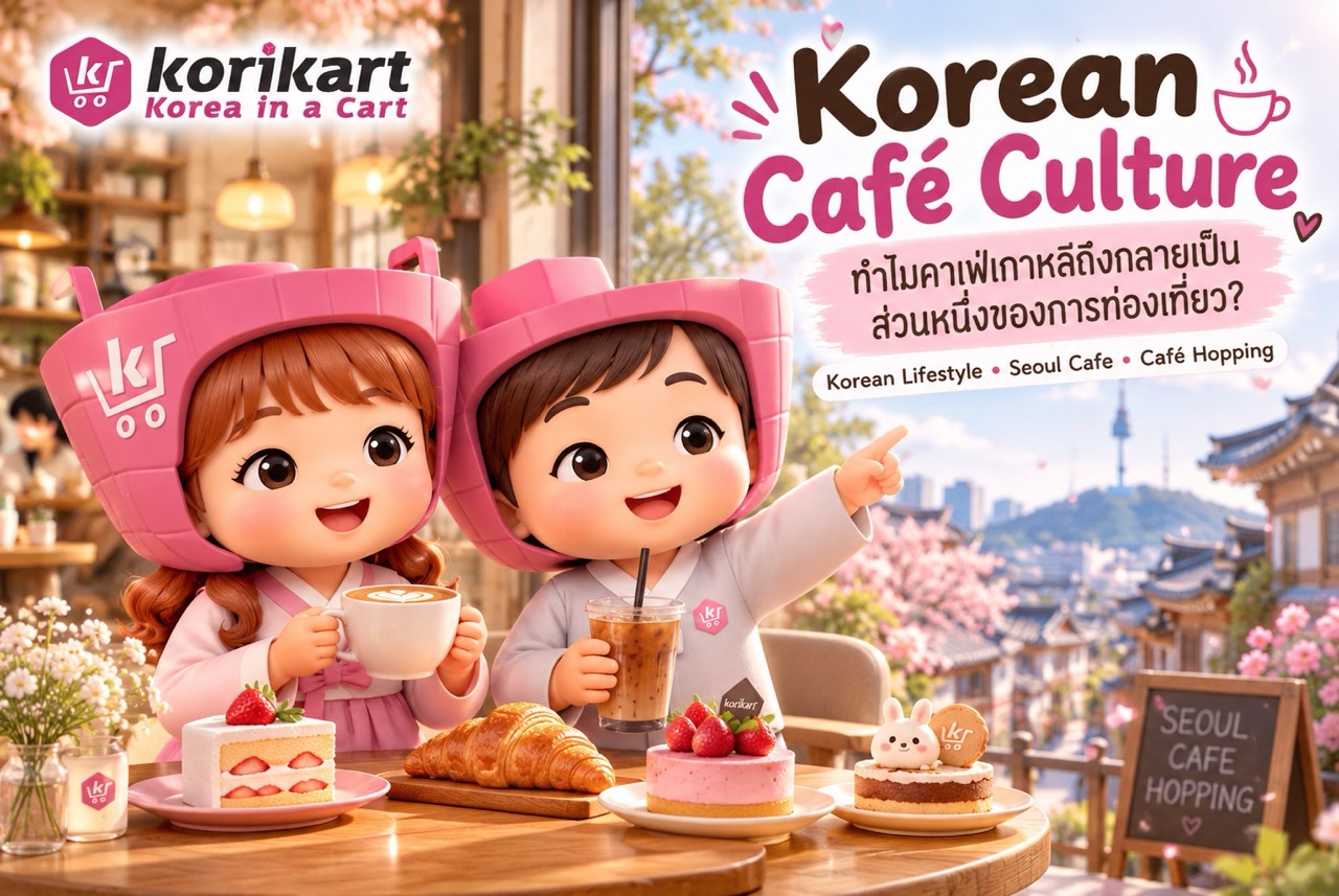Korean Café Culture ☕ ทำไมคาเฟ่เกาหลีถึงกลายเป็นส่วนหนึ่งของการท่องเที่ยว?